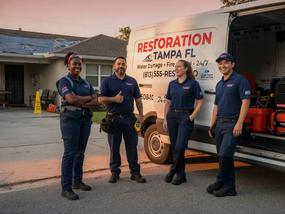 Water Damage Restoration company in Columbus City, IA